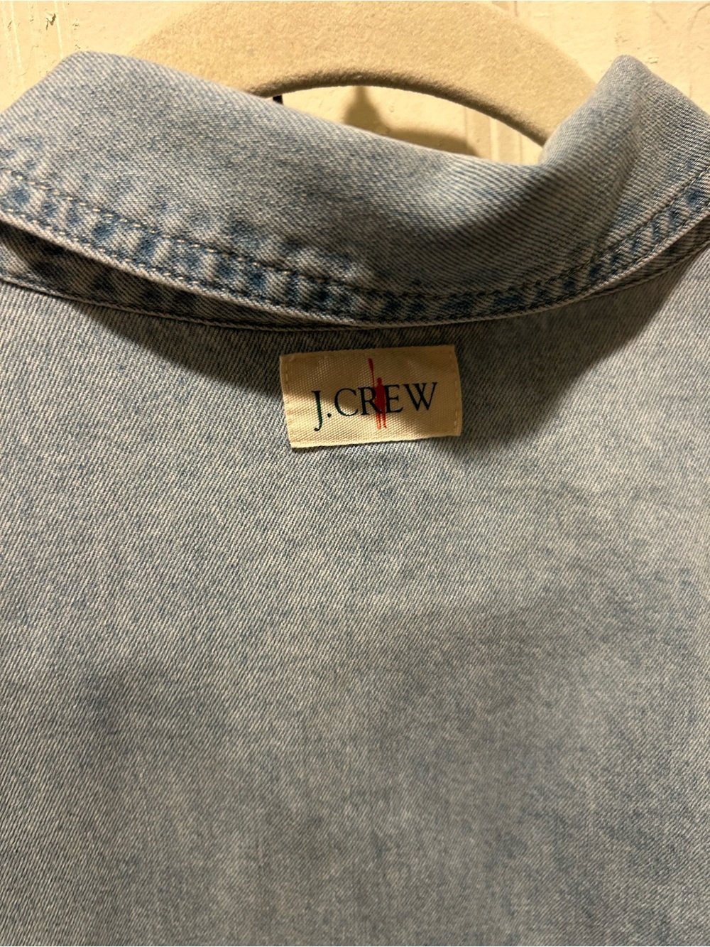 J.Crew Chambray Popover Shirt , size Small - Picture 8 of 10